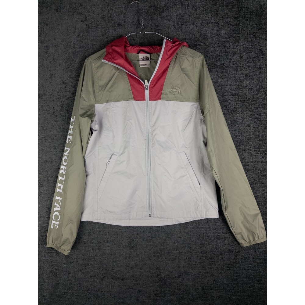 The North Face Cyclone Jacket Womens S Full Zip Color Block Windbreaker Hooded